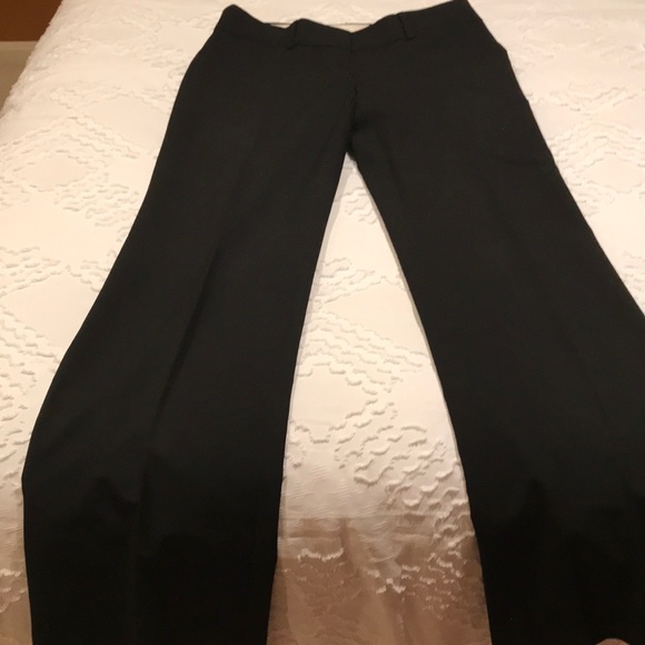 LOFT size 2 Black straight dress pants - Picture 1 of 4